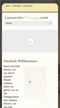 Mobile Screenshot of lanzarote-massage.com