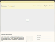 Tablet Screenshot of lanzarote-massage.com